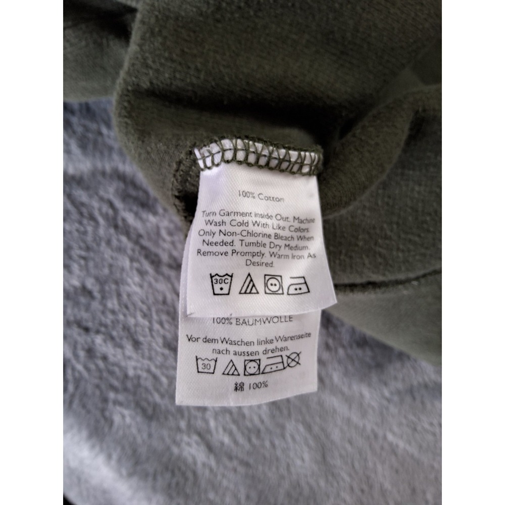 Mens Eddie Bauer Size XXL Green 1/4 Zip Long Sleeve Sweater Outdoors Preppy - Picture 9 of 11